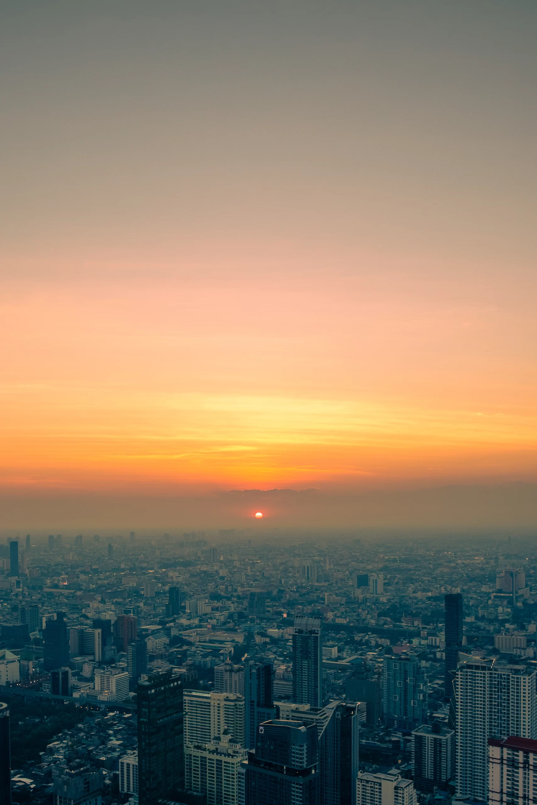 Bangkok Skyline during sunset