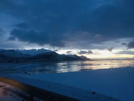 Sunrise at the coast Sunrise at the coast of Iceland