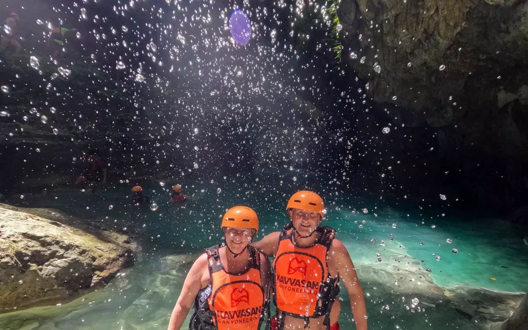 Canyoneering at Kawasan Falls