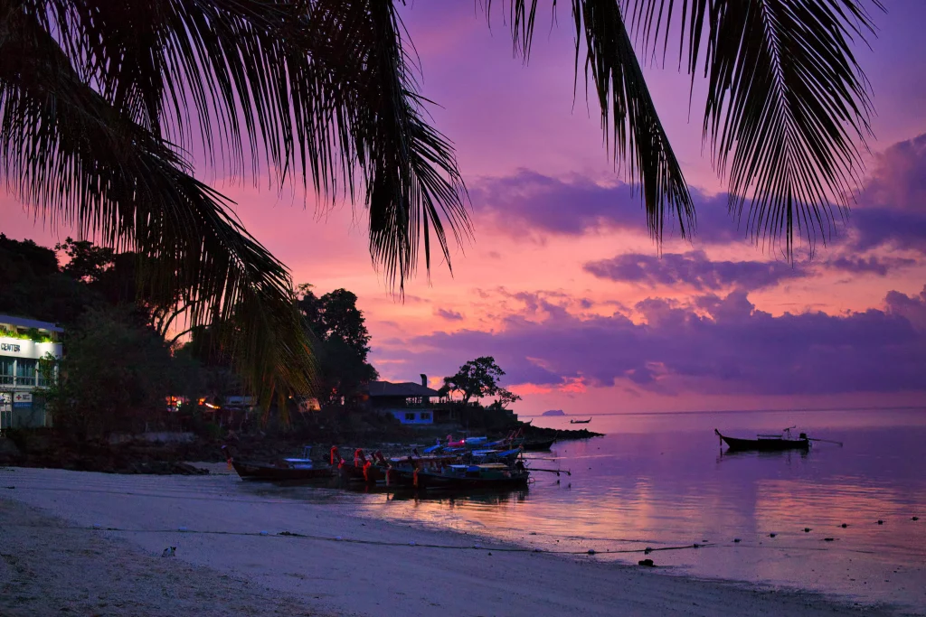 Sunset on Koh Phi Phi, Thailand
